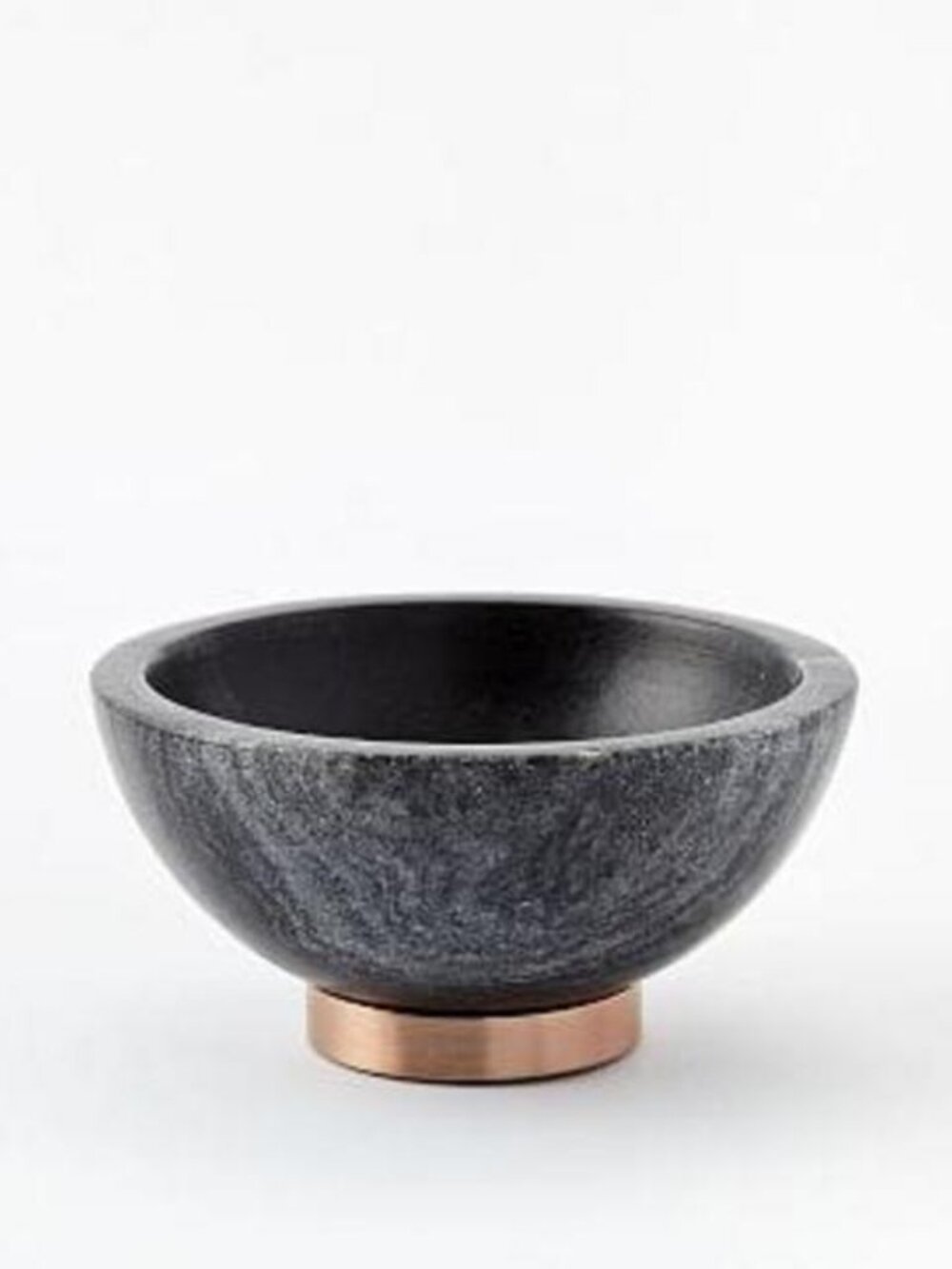 West Elm Marble and Copper Dip Bowl in Black - New in Box